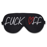 ALASKA BEAR Natural Silk Sleep Mask, Blindfold, Super Smooth Eye Mask with Classy Embroidery(Funny) Off