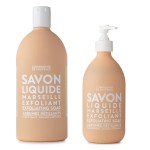 Compagnie de Provence Savon de Marseille Extra Pure Liquid Soap - Sparkling Citrus Exfoliating - 16.7 Fl Oz Glass Pump Bottle and 33.8 Fl Oz Plastic Bottle Refill
