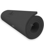 Hatha Yoga Extra Thick TPE Yoga Mat - 72x 32 Thickness 1/2 Inch -Eco Friendly SGS Certified - With High Density Anti-Tear Exercise Mats For Home Gym Travel & Floor Outside (Black)