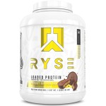 RYSE Loaded Protein Powder - Peanut Butter Cup - 25g Whey Protein Isolate & Concentrate with Prebiotic Fiber & MCTs - Low Carb, Low Sugar, Digestive-Friendly - 54 Servings / 4 lb Tub