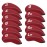 Craftsman Golf 11pcs/Set Neoprene Iron Headcover Set with Large No. for All Brands Callaway,Ping,Taylormade,Cobra Etc. (Red)