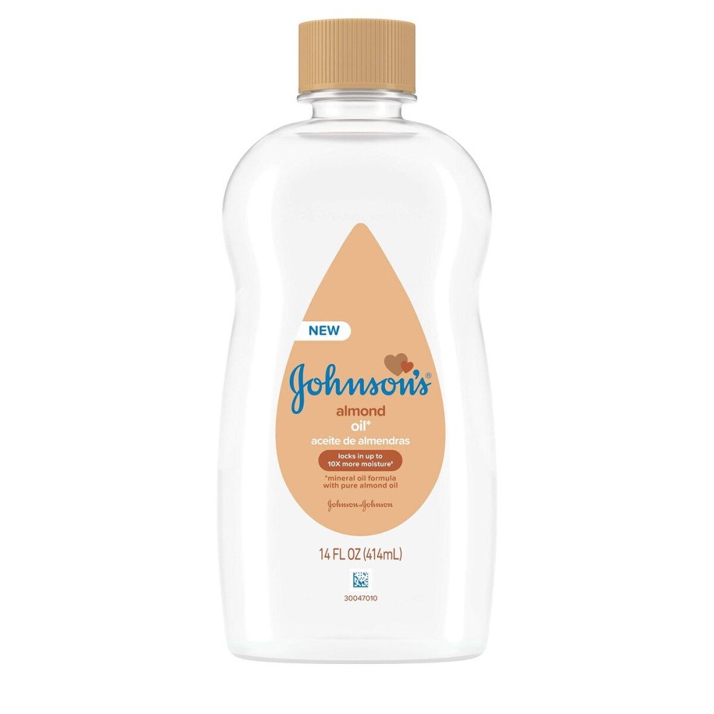Johnson\'s Baby Almond Oil Paraben-Free, Phthalate-Free, 14 Fl Oz