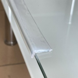 Edge Protector 100% Silicone, Baby Proofing Corners Clear Guards, Pre-Tape Adhesive Soft for Kids Safety, Child Table Cabinets Furniture Bumper (1/5x4/5 in, 6 FT)