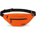 MAXTOP Large Crossbody Fanny Pack Belt Bag with 4-Zipper Pockets Gifts for Enjoy Sports Festival Workout Traveling Running Casual Hands-Free Wallets Waist Pack Phone Bag Carrying All Phones