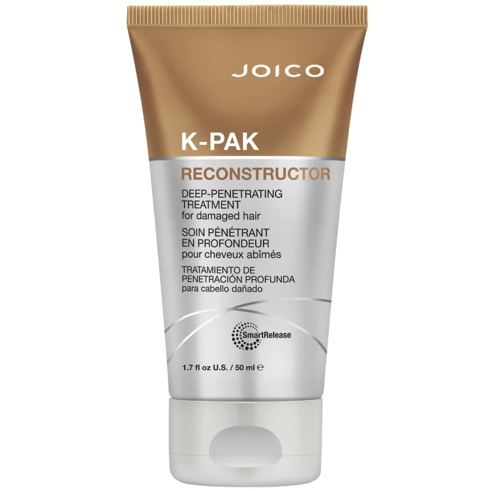 Joico K-PAK Reconstructor Deep-Penetrating Treatment | For Damaged Hair | Repair & Strengthen Strands | Rebuild & Fortify Damaged Hair | Improve Elasticity | With Keratin & Arginine | 1.7 Fl Oz