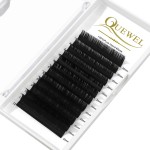 QUEWEL Eyelash Extension Supplies 0.20 C Curl 20mm Classic Individual Lash Extensions|Optinal 0.03/0.05/0.07/0.10/0.15/0.20 C/D Single 8-25mm Mix 8-14mm 15-20mm 20-25mm|(0.20 C 20mm)