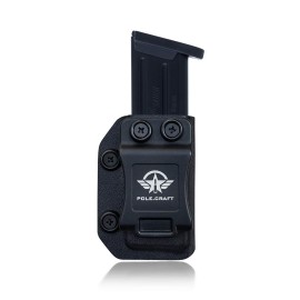 POLE.CRAFT Taurus G2C/G3C-Glock 43X/Hellcat/Sauer P226/P227/P250/P320 Magazine Holster - Ruger SR9/SR9C Magazine Holder - Beretta 92 Magazine - 9mm/.40 Double Stack MAG Carrier - Kydex IWB/OWB