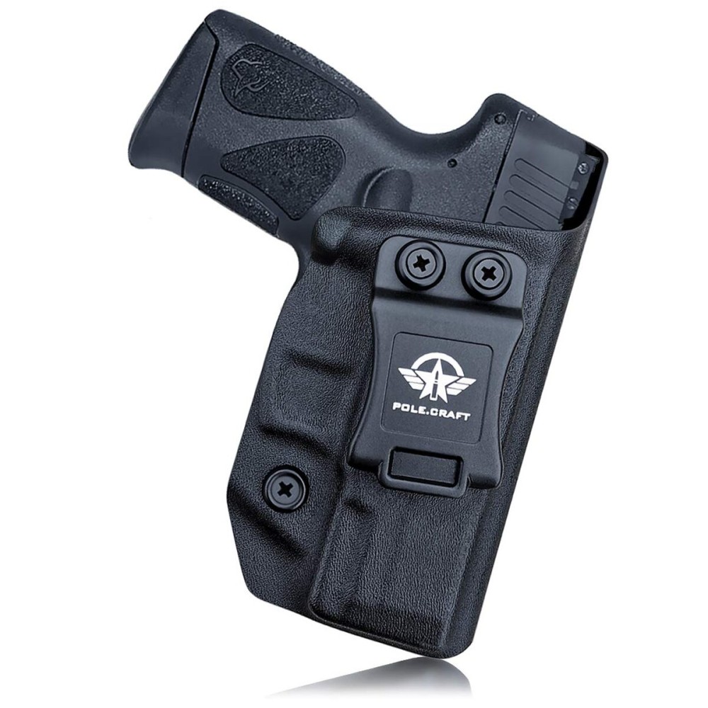 Taurus G3C G2C Holster IWB Kydex Holster for Taurus G3C 9mm / G2C 9mm G2S / Millennium PT111 G2 / PT140 9mm Case, Inside Waistband Holster Taurus G3C 9mm, Black, Right Hand
