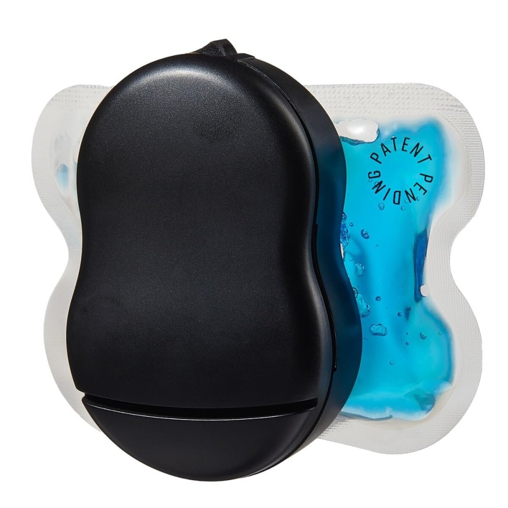 Buzzy: As Seen On Shark Tank Personal Vibrating Ice Pack for Sharp Pain Relief - Non Invasive Pro Cold Pad Device, Solution for Need Pain- Best Quick After Tattoos, Black