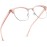 AOMASTE Blue Light Blocking Glasses Vintage Half Frame UV Clear Lens Anti Eyestrain Computer Gaming Glasses for Women