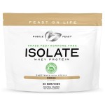 Muscle Feast Grass-Fed Whey Protein Isolate, All Natural Hormone Free Pasture Raised, Whey Isolate Protein Powder for Men and Women, Clean, Gluten-Free, Delicious Isolate Protein - Mocha, 2lb