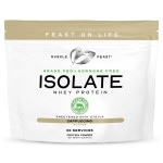 Muscle Feast Grass-Fed Whey Protein Isolate, All Natural Hormone Free Pasture Raised, Whey Isolate Protein Powder for Men and Women, Clean, Gluten-Free, Delicious Isolate Protein - Cappuccino, 2lb