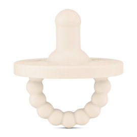 Ryan & Rose Cutie PAT Pacifier Teether (Stage 1, Ivory)