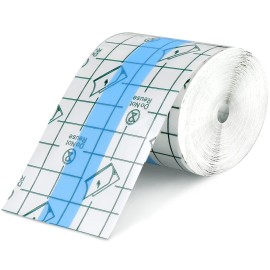 Transparent Dressing Adhesive Bandage Waterproof Clear Adhesive Bandages Stretch Tape for Tattoos Swimming (2 Inch x 10.94 Yard)