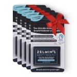 Zelmin\'s Minty Mouth Breath Freshener - (5 Pack) Long Lasting Bad Breath Treatment for Adults, Instant Freshness Helps with Dry Mouth, Natural Breath Mints for Travel, Alcohol-Free, Keto, Gluten-Free