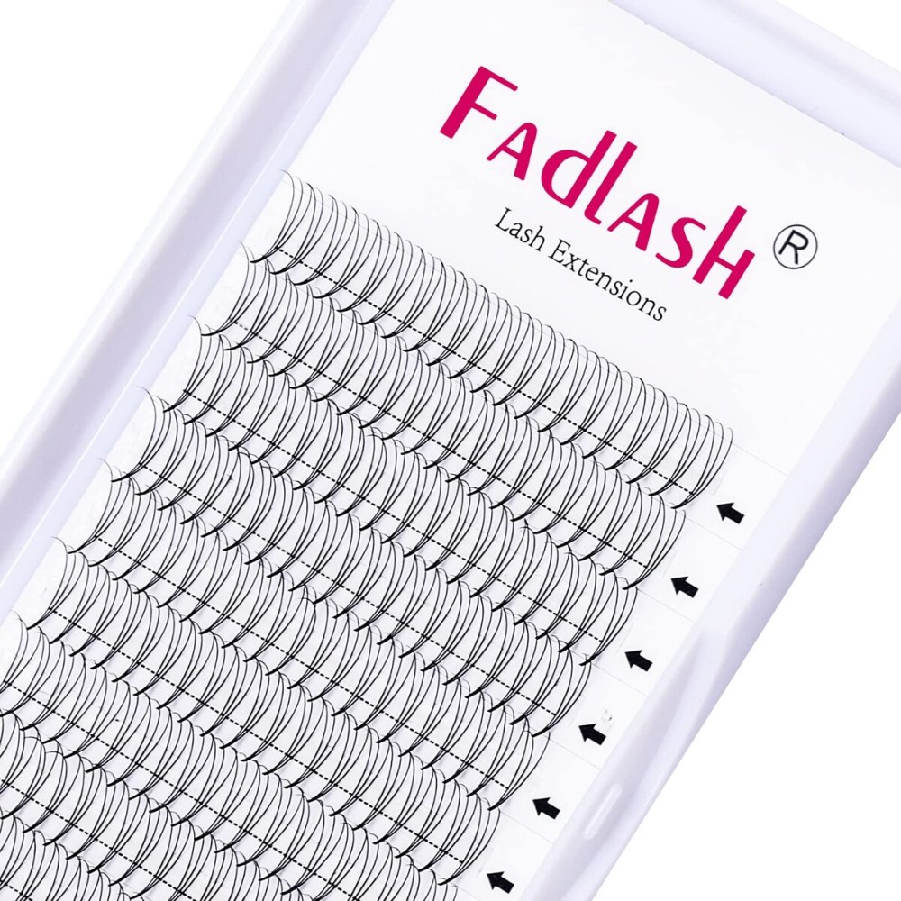 Premade Fans 3D to 20D Volume Lash Extensions Pointy Base Premade Fans Eyelash Extensions Pro Point Premade Lash Extensions Fans 0.05 0.07 0.10 Premade Lash Fans C CC D DD Curl Available (3D-0.07D, 19mm)