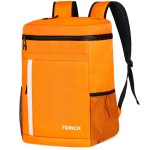 FORICH Soft Insulated Waterproof Backpack Cooler Bag Leak Proof Portable Small Cooler for Work Lunch Travel Beach Camping Hiking Picnic Fishing Beer for Men Women