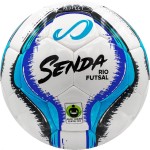 SENDA Rio Match Futsal Ball, Fair Trade Certified, Blue/Black, Size 3 (Ages 8-12)