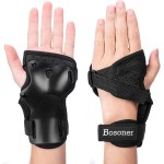 Wrist Guard, BOSONER Wrist Guards for Roller Skating, Skateboarding, Wristsavers Brace Protective Gear for Adults/Kids/Youth (1 Pair)