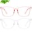 KUGUAOK 2 Pack Kids Blue Light Blocking Glasses, Boys Girls Computer Gaming TV Glasses, Lightweight Eyeglasses Frame (Age 4 to 12)
