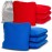 GoSports Dual Sided Cornhole Bean Bags Slide & Stop Regulation Tournament Bean Bags Set of 8