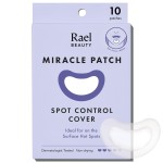 Rael Pimple Patches, Miracle Spot Control Cover - Hydrocolloid Acne Pimple Patch, Strips for Zits and Blemish, Korean Skin Care (10 Count)