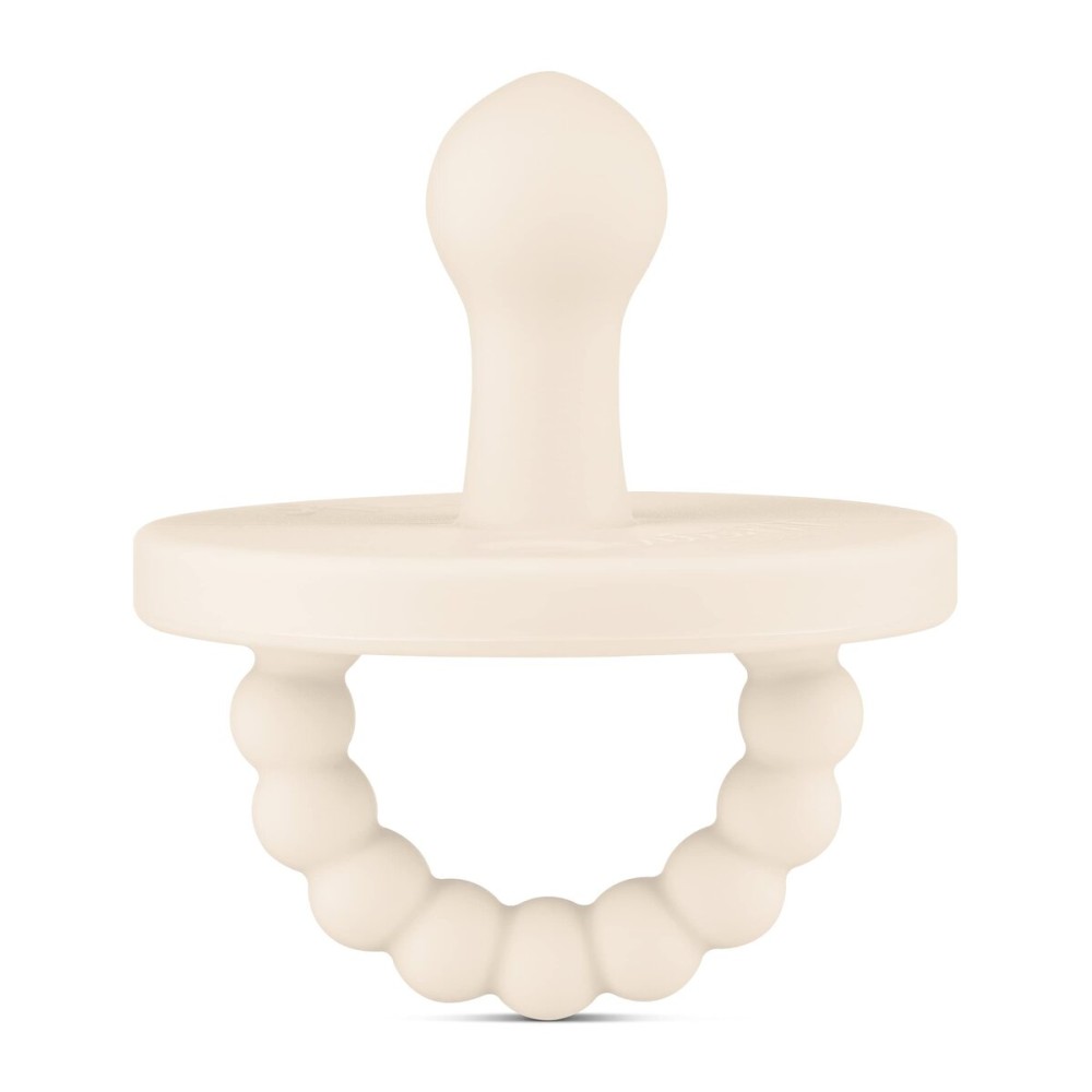 Ryan & Rose Cutie PAT Pacifier Teether (Bulb, Ivory)