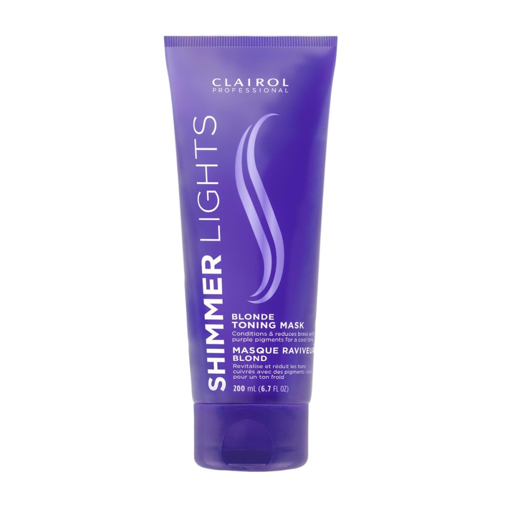 Clairol Professional Shimmer Lights Violet Toning Mask 200mL - Packaging may vary