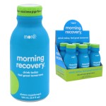 Morning Recovery Electrolyte, Milk Thistle Drink Proprietary Formulation to Hydrate While Drinking, Highly Soluble Liquid DHM, Non GMO, Vegan, Gluten-Free, Lemon Ginger, Pack of 6