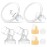 Maymom Pump Parts 2X Detachable Breastshield (17mm) with Valve Membrane and Maymom Connector,Compatible with Medela Breast Pump Parts