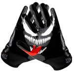TAQCHA Villain Football Receiver Gloves (Adult - Small)