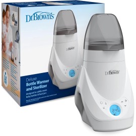 Dr. Brown\'s Deluxe Baby Bottle Warmer and Sterilizer for Formula, Breast Milk, and Baby Food Jars