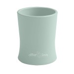 otterlove Silicone Baby & Toddler Training Cup - Pediatric OT Approved - 100% Platinum Pure LFGB Silicone - Unbreakable - Plastic Free - Tiny Cup Perfect for Baby Led Weaning (Sage)