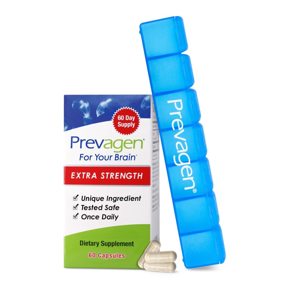 Prevagen Extra Strength - 60 Capsules (2 Month Supply) | Formulated for Your Brain | 20mg of Apoaequorin Plus Vitamin D3 with 7-Day Pill Minder