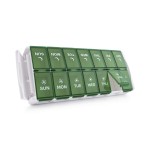 TookMag Weekly Medicine Pill Organizer 2 Times a Day, Easy Fill AM PM Pill Box, Large Capacity Quick-Refill 7 Day Pill Cases for Pills/Vitamin/Fish Oil/Supplements (Patent Registered)