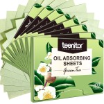 Teenitor Green Tea Blotting Paper - 800 Oil Absorbing Sheets for Oily Skin, Face Oil Control Film
