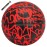AND1 Fantom Rubber Basketball & Pump (Graffiti Series)- Official Size 7 (29.5) Streetball, Made for Indoor and Outdoor Basketball Games (Red)