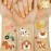 xo, Fetti Farm Party Supplies Temporary Tattoos - 30 Glitter Styles | Barnyard Animals, Petting Zoo, Cow, Horse, Tractor Trailer, Sheep