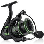 Piscifun Viper X Spinning Reel, Ultralight 6.2:1 High Speed Spinning Fishing Reel, 10+1BB, Carbon Fiber 33 LB Max Drag,3000 Series