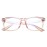 Hycredi Kids Blue Light Blocking GlassesAnti Eyestrain & UV Protection, Computer Gaming TV Phone Glasses for Boys Girls (Pink)