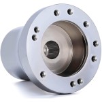 EZGO Steering Wheel Adapter Fit for EZGO TXT/RXV/Marathon/Medalist Golf Cart Steering Wheel Adapter Chrome Hub(Silver)