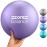 CORE BALANCE Soft Pilates Ball 23cm / 9 Inch, Small Anti Burst, Yoga Exercise Fitness Physiotherapy Physical Training, Inflatable Straw for Easy Inflation, 200kg Weight Capacity