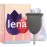 Lena Menstrual Cup Original - Reusable Silicone Period Cup for Regular Flow, 12-Hour Leak-Free Protection, Soft & Comfortable, Beginner-Friendly Design - Small, Gray