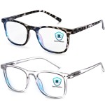 AOSM Blue Light Blocking Glasses, Blue Blocker Computer Glasses for Men Women, Anti Glare 400 UV & Eye Strain Fake Square Glasses