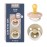 BIBS Pacifiers Colour Collection | Natural Rubber Baby Pacifier | Set of 2 BPA-Free Soothers | Made in Denmark | 6+ Months (Pack of 2) | Blush Night/Vanilla Night