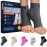 Compression Socks for Plantar Fasciitis & Achilles Tendonitis Relief - Pair of Ankle Compression Sleeves for Foot Swelling, Heel Spurs, Pain & Fatigue - Comfortable Arch Support Brace for Daily Use (Gray, Small)