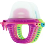 Teetherpop Fillable Silicone Teether for Babies (3-Pack) - Breastmilk Popsicle Molds for Teething w/Spill-Proof Sippy Slits - Freezable Baby Teethers for Liquid & Pure (Fucshia/PinkLemon/BlueLemon)