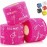 WARM BODY COLD MIND 1.85 Weightlifting Thumb Tape - Hook Grip Tape for Powerlifting, Cross Training, Gym Tape, Workout, Weight Lifting Tape, Athletic Finger Wrap (Pink 3 Rolls)