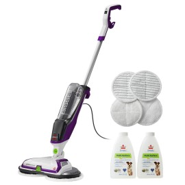 BISSELL SpinWave Pet Hard Floor Corded Spin Mop Cleaner with Washable mop Pads for Sealed Hard Floors, 20399