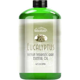Naturalitana Eucalyptus Essential Oil 16 oz, Therapeutic Grade - Essential Oil for Diffuser, Humidifier, Bath Bombs, Soap & Candle Making